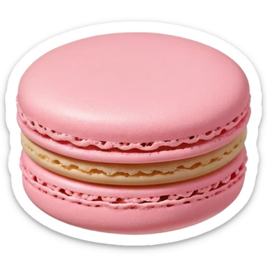 Light pink macaron sticker