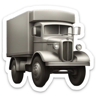 Very large 1934 moving truck sticker