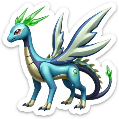 Meloetta-Zygarde-Cresselia-Palkia-Dialga-Electrike-Manectric-Fakémon-fusion, full body sticker