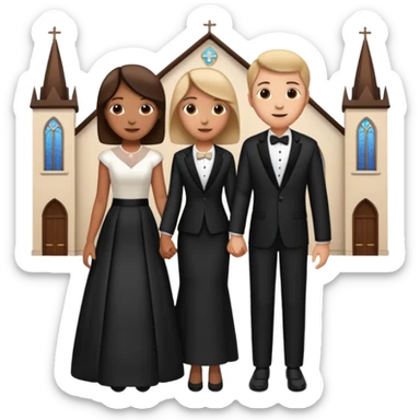church marriage sticker