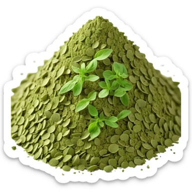 Origano disidratato polverizzato sticker