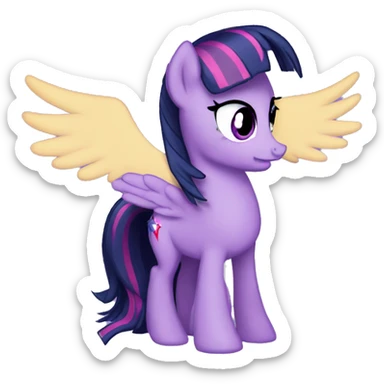 twilight sparkle from my little pony sticker