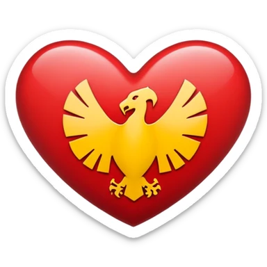 Wu-Tang Clan logo inside a heart sticker