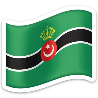 Just do a simple flag I want to put in my bio. Have u seen the panjshir flag do that it’s not in the emojis but make it exactly like the picture don’t add anything else. something on the middle search it up and make it in a shape of flag like the emojis no it’s goes like green on  sticker