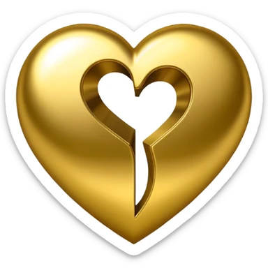 Wu-Tang Clan W symbol inside a heart sticker