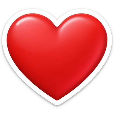 Cards that are neon red, valentines themed sticker