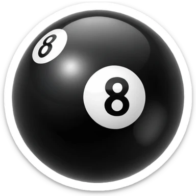 8 ball sticker