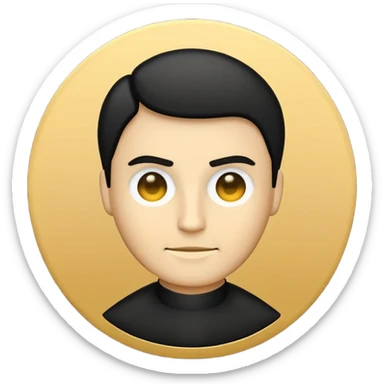 create a founder mode emoji to show how to be a manager, not a human. no a human or robot, more about the idea of a founder in the abstract. 

 sticker