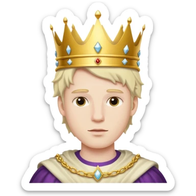 White Prince sticker