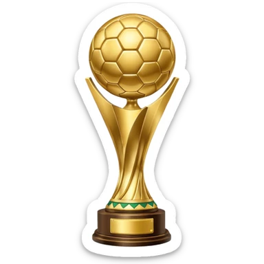 FIFA world cup trophy sticker