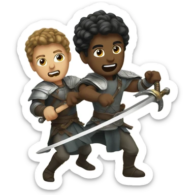 Sword fight sticker