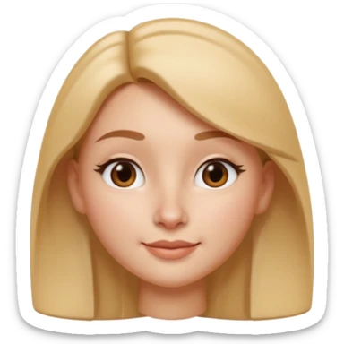 A 3D cartoon woman with a small shiny nose pin on her left nostril, soft skin tone, friendly expression, smooth lighting, realistic Memoji-style rendering. sticker