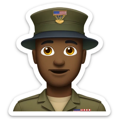 United States marine veteran sticker