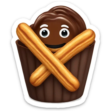 Chocolate con churros sticker