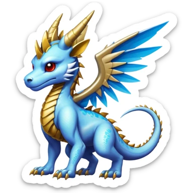 "Dutch Angel Dragon"-Protogen-Primagen-Hybrid-fusion  sticker