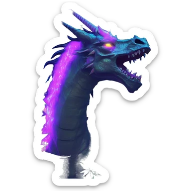 420 .Zombie_ Vaporwave black holographic oilslick zombie dragon unicorn smoking yellow caution tape hemp leaves unicorn Pegasus hemp plants sticker