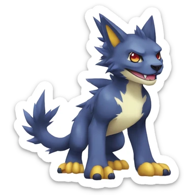 kawaii cool edgy Digimon-Fakemon-animal full body sticker