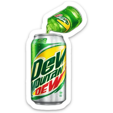 Diet Mountain Dew NYC sticker