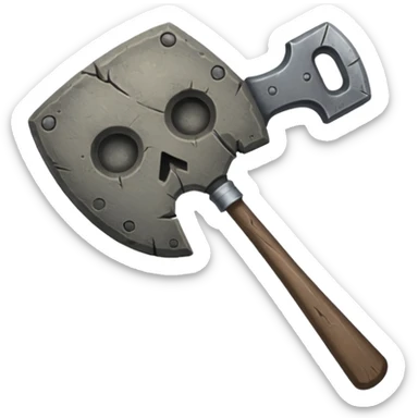 Stone Head War Club sticker