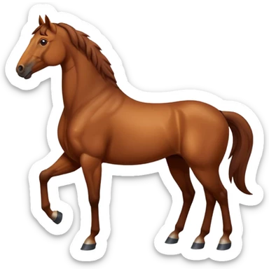 dawn horse sticker
