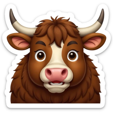 Ferdinand from the Ferdinand movie sticker