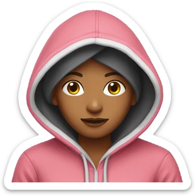 my wife with hoodie sticker