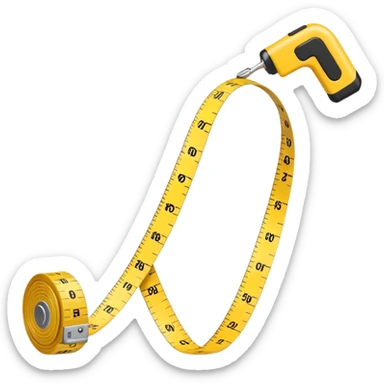 Sewing Essential measuring-tape sticker