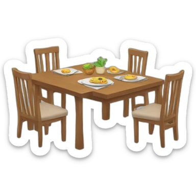 Mesa comedor sticker