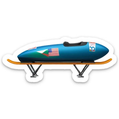 Bobsled sticker
