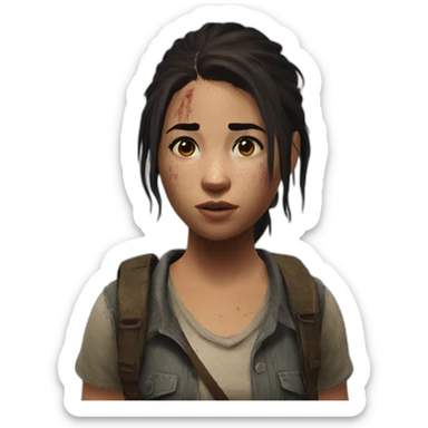 Dina the last of us sticker