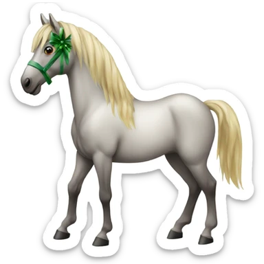 Christmas horse  sticker