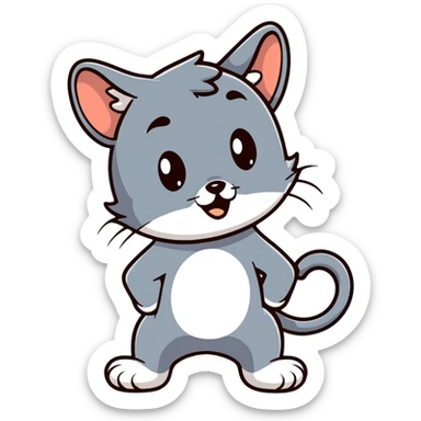 Tom and Jerry friends sticker