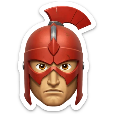 Spartan HOPLITE  face sticker