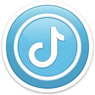 A sky-blue circle and a ☑️ With a Verified type tiktok checker symbol Verified  sticker