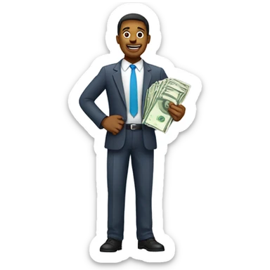 A person that show insurance about moneyback guarantee sticker