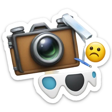 An emoji representing challenge videos, featuring various elements like a camera, a play button, and fun challenge icons, showcasing the exciting and competitive nature of these videos sticker