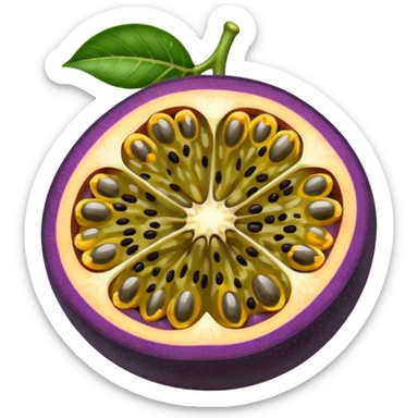 passion fruit sticker