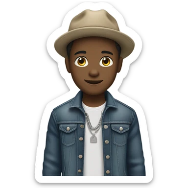 boys in stylish outfits  sticker