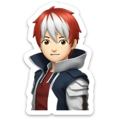 Shoto todoroki  sticker