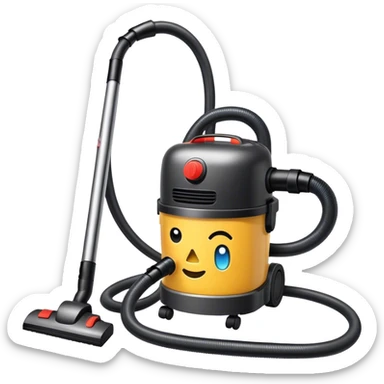 a vacuum cleaner sticker