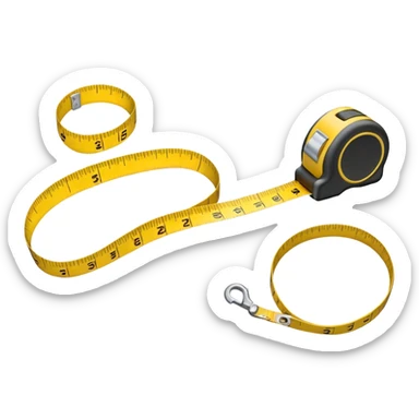 Sewing Essential measuring-tape sticker