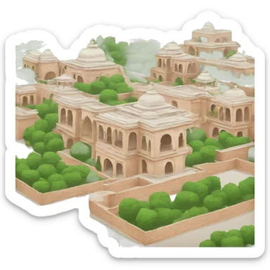 Places in delhi  sticker