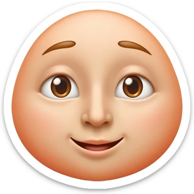 smooth glossy emoji of a human nose with soft peach skin tone, strong highlight on the tip and bridge, gentle gradient from top to bottom, realistic but clean emoji style, soft shadows inside the nostrils, minimal details, centered on a light pastel background

 sticker