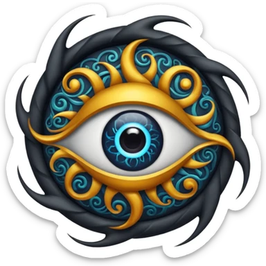 Eye of chaos sticker