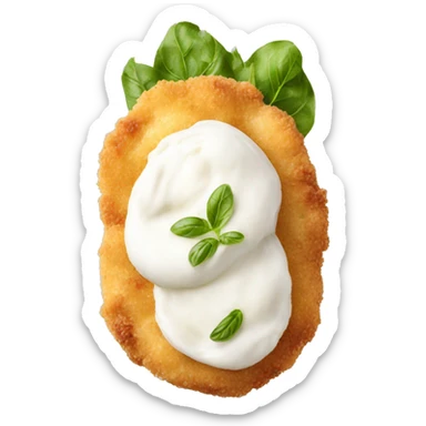 breaded burrata sticker