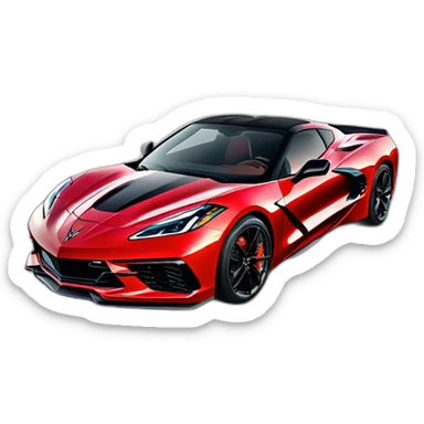Corvette c 8 sticker