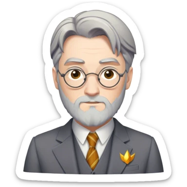 Dumbledore as a butch lesbian sticker