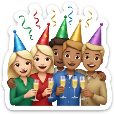 group of friends sticker