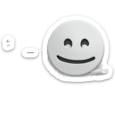 a white measuring tape sticker