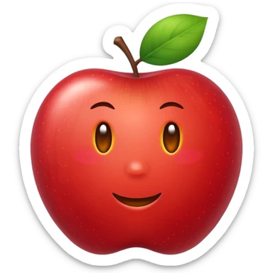 Crea una manzana sticker